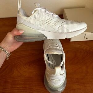 White Nike Air Max 270 Shoes